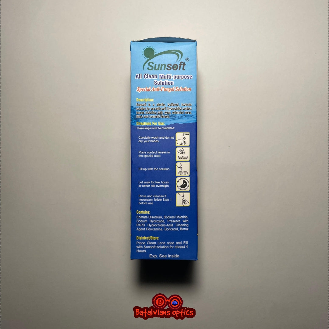 Sunsoft Lens Solution - 120ml