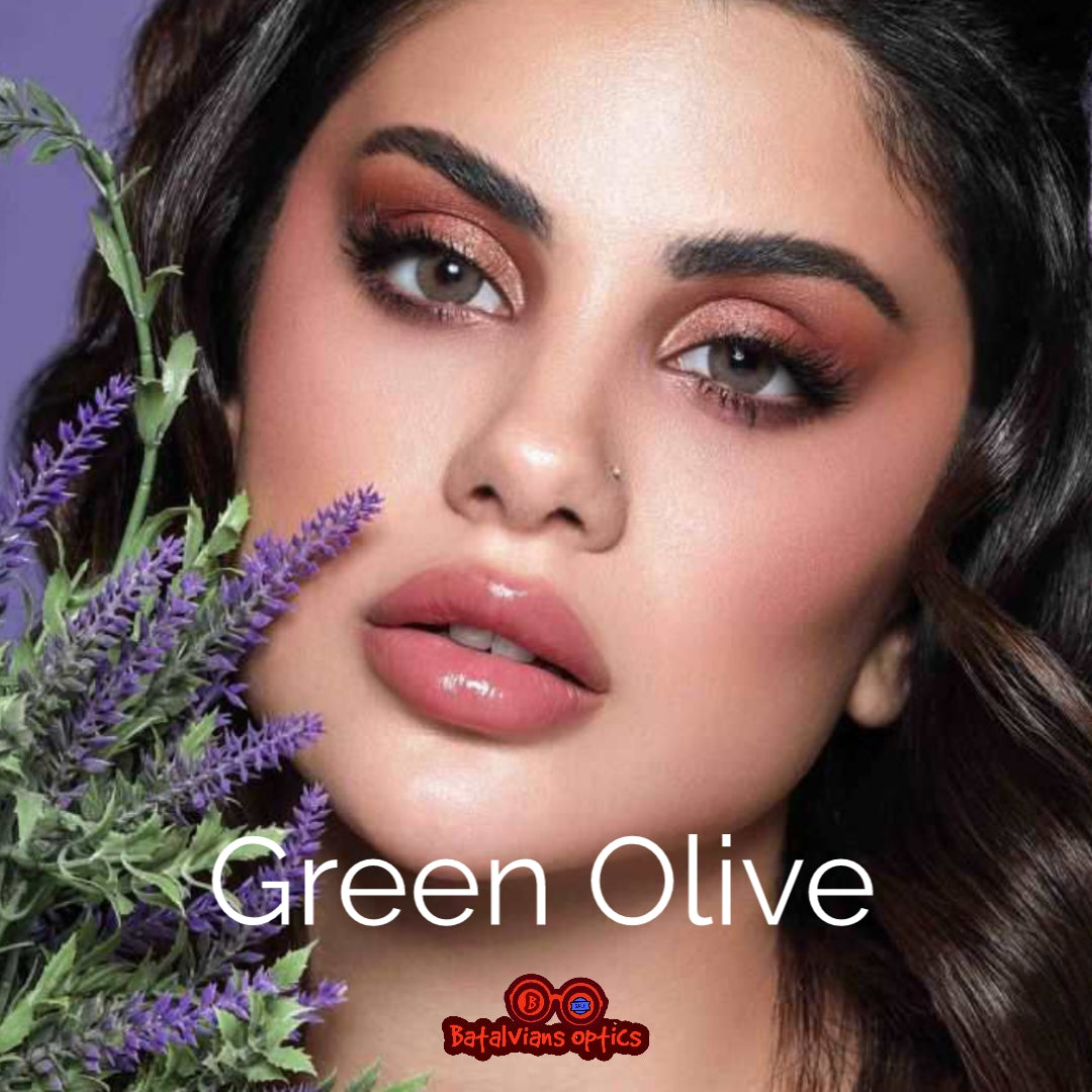 Bella - Green Olive - Elite Collection - Color Contact Lenses